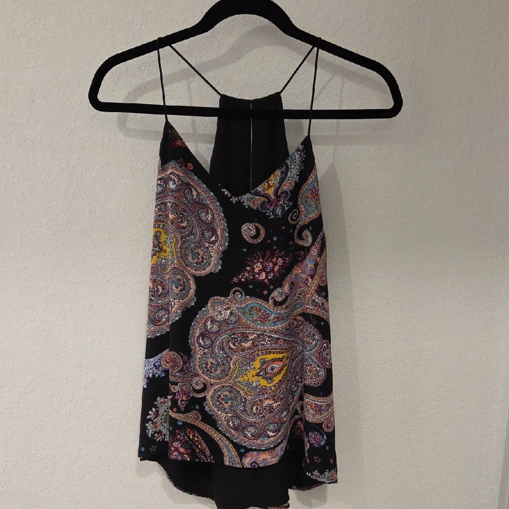 Express Reversible Black Paisley Camisole